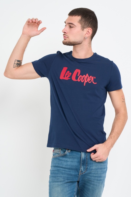 Lee Cooper - Tricou barbat cu logo aplicat - Img 5