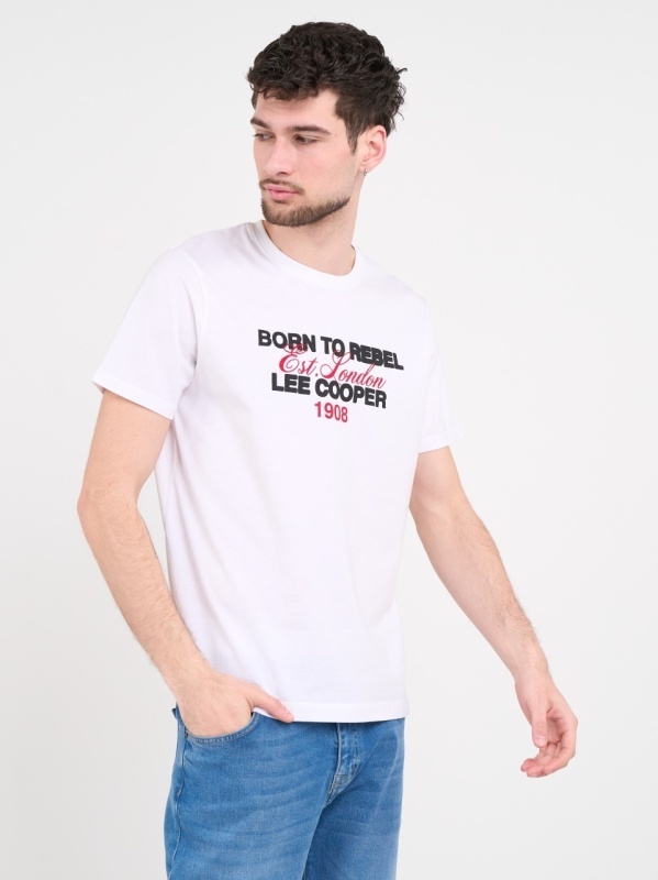 Lee Cooper - Tricou barbat cu maneca scurta si detalii logo - Img 7
