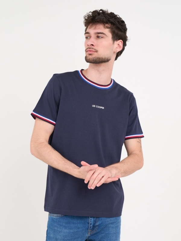 Lee Cooper - Tricou barbat cu maneca scurta si detalii logo - Img 6