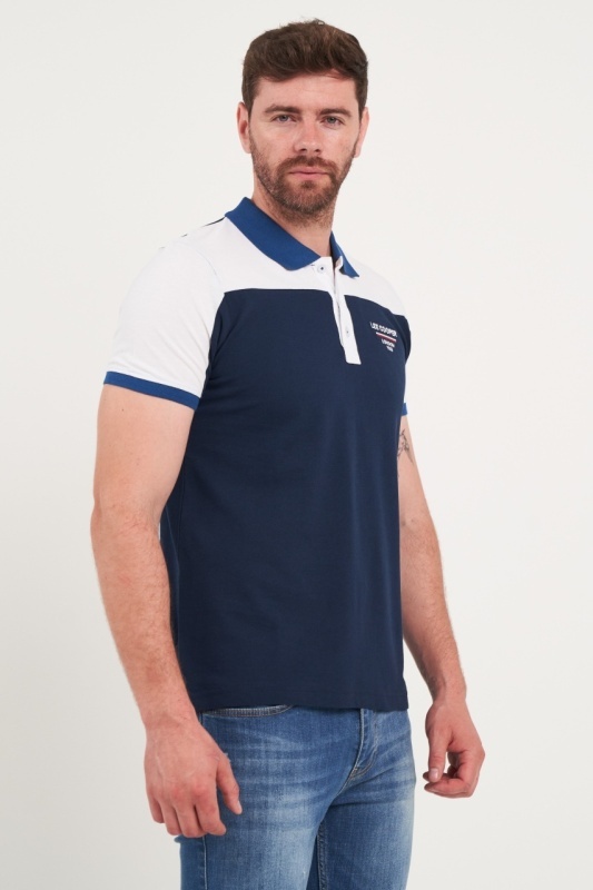 Lee Cooper - Tricou barbat polo cu detalii logo - Img 3