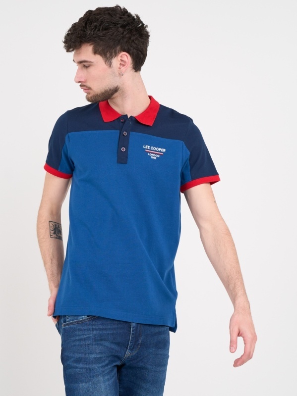 Lee Cooper - Tricou barbat polo cu detalii logo - Img 6