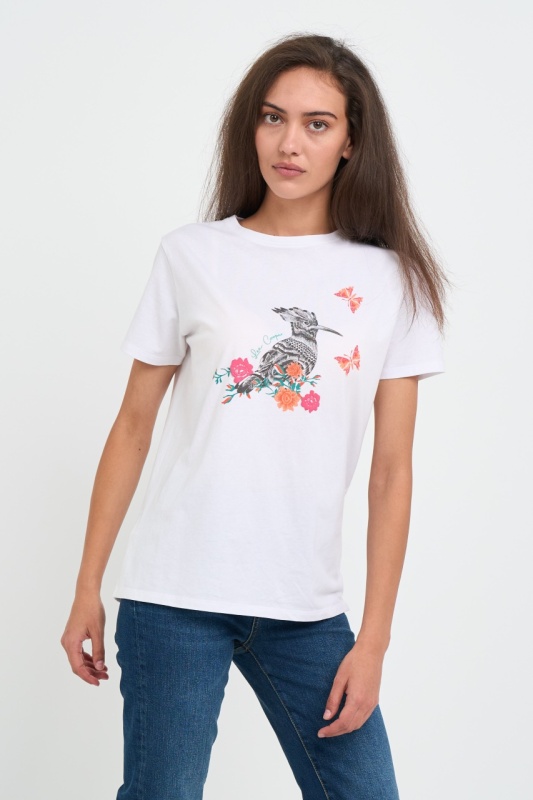 Lee Cooper - Tricou dama cu imprimeu grafic - Img 3
