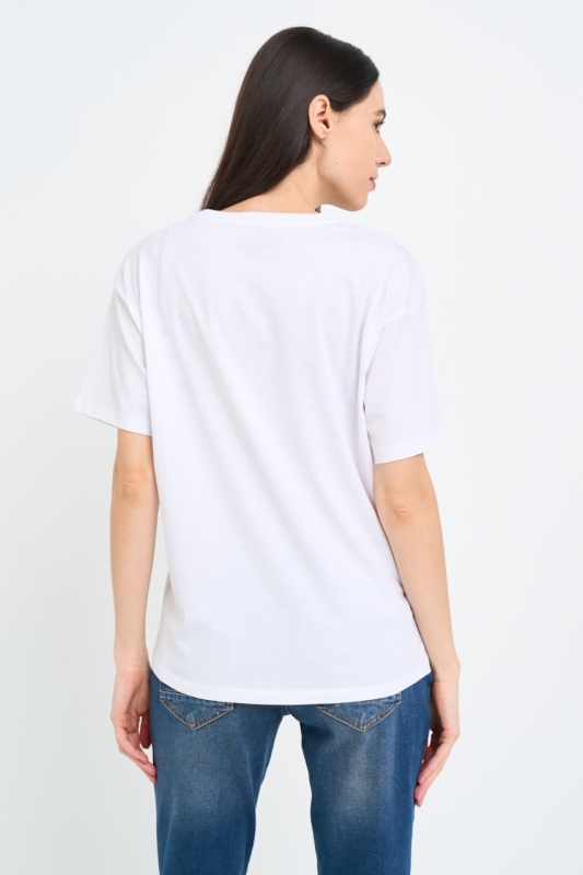 Lee Cooper - Tricou dama cu imprimeu logo - Img 3