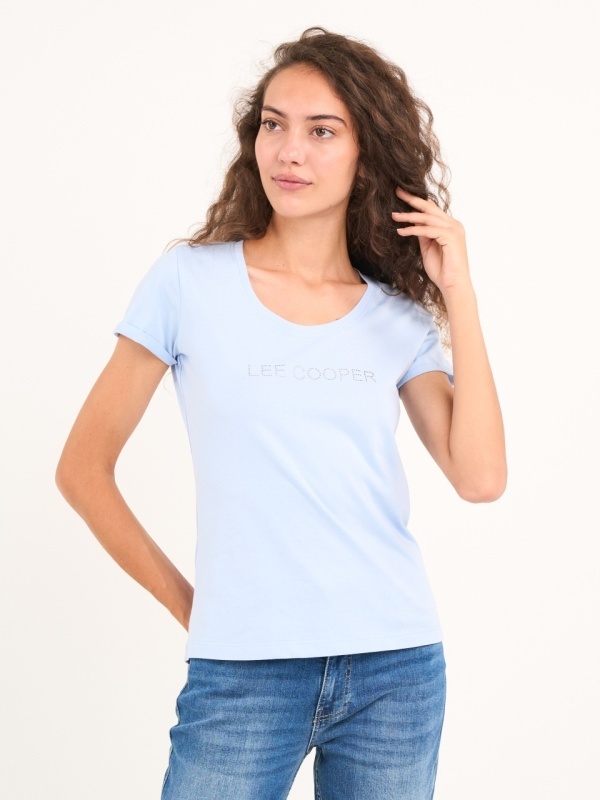 Lee Cooper - Tricou dama cu maneca scurta si detalii - Img 6
