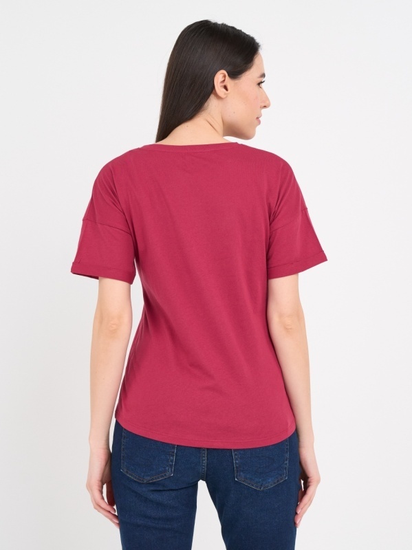 Lee Cooper - Tricou dama cu maneca scurta si detalii - Img 3