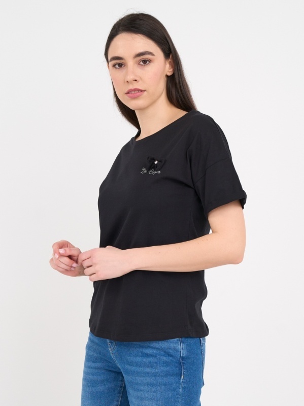 Lee Cooper - Tricou dama cu maneca scurta si detalii - Img 5