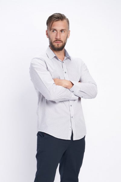 Montecristo - Camasa barbat cu model din bumbac
