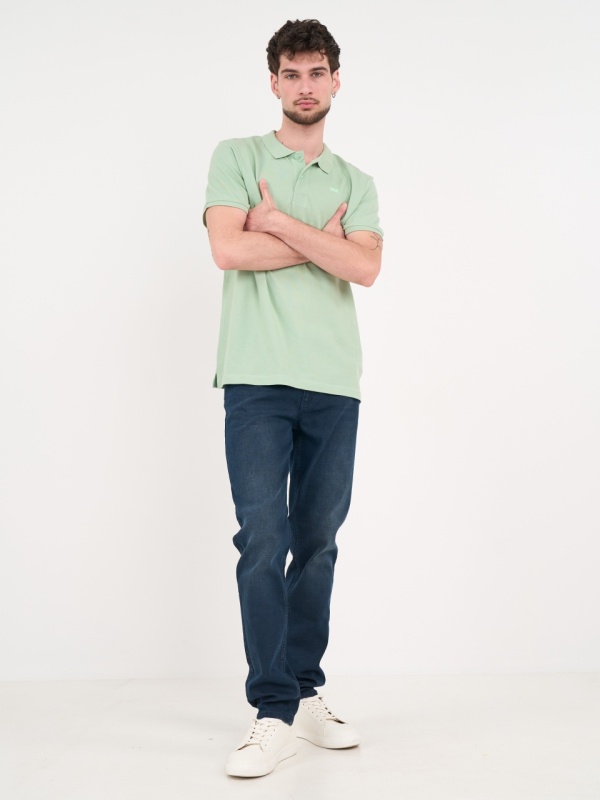Timeout - Blugi barbat slim de culoare inchisa - Img 10