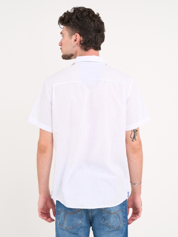 Timeout - Camasa barbat cu maneca scurta de culoare uniforma - Img 2