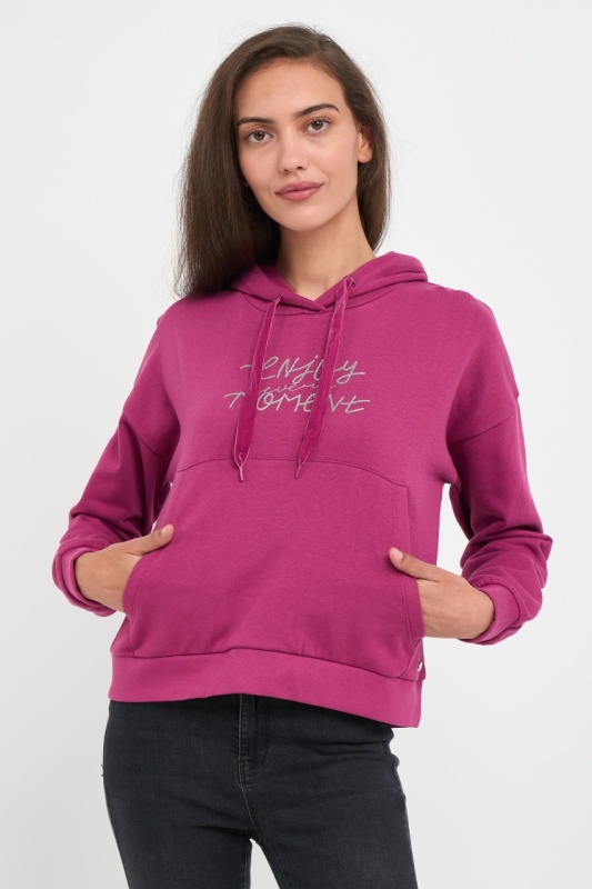 Timeout - Hanorac dama cu gluga si mesaj motivational - Img 2