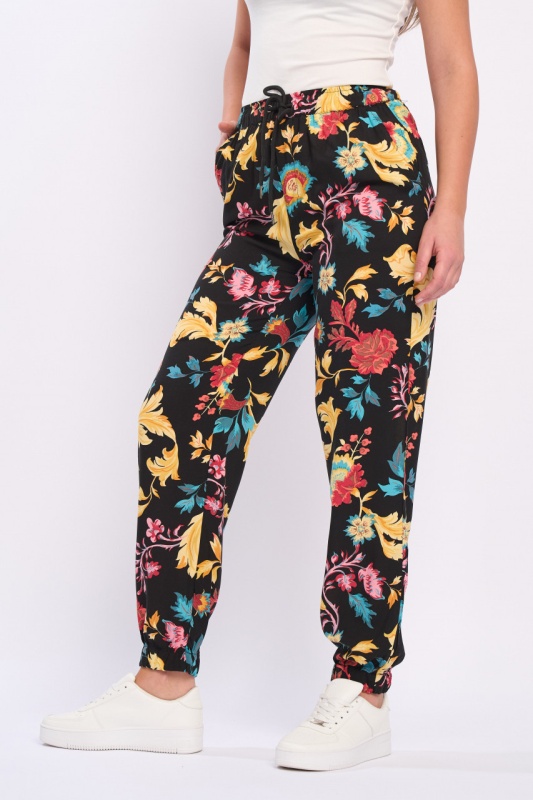 Timeout - Pantaloni dama cu model floral - Img 4