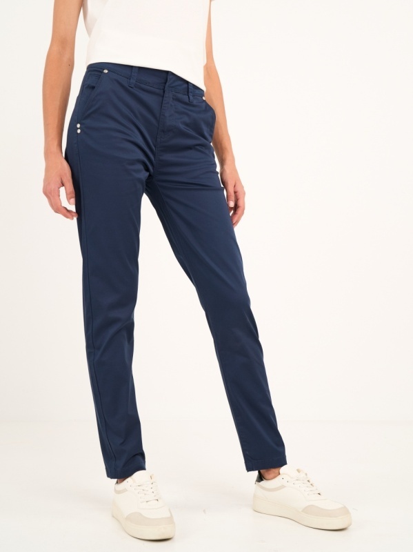 Timeout - Pantaloni lungi dama de culoare uniforma - Img 5