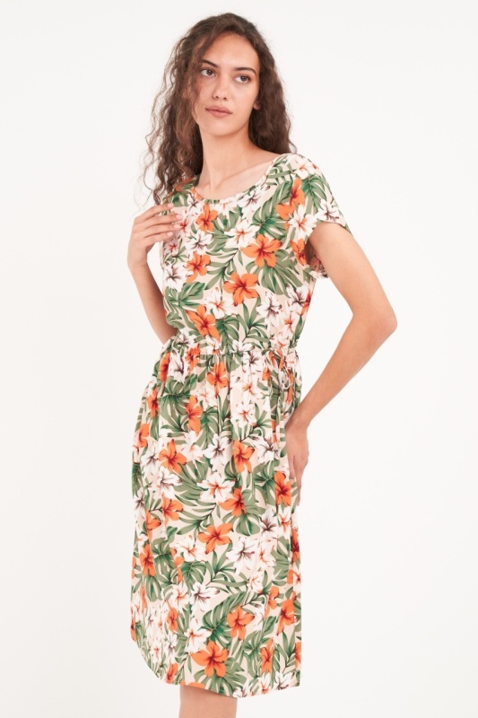 Timeout - Rochie dama cu imprimeu floral