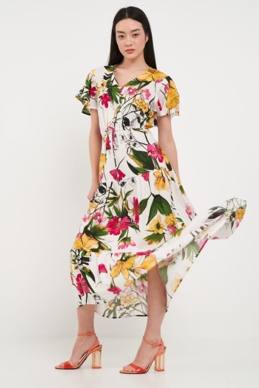 Timeout - Rochie dama cu imprimeu floral - Img 7