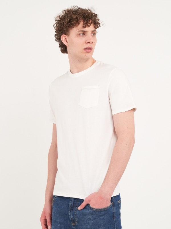 Timeout - Tricou barbat cu maneca scurta de culoare uniforma - Img 5