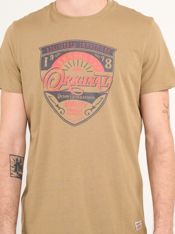 Timeout - Tricou barbat cu maneca scurta si detalii logo - Img 5