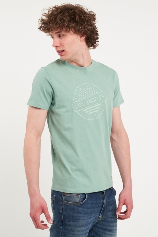 Timeout - Tricou barbat cu maneca scurta si imprimeu - Img 4