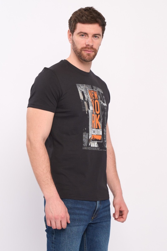 Timeout - Tricou barbat maneca scurta cu imprimeu oras - Img 4