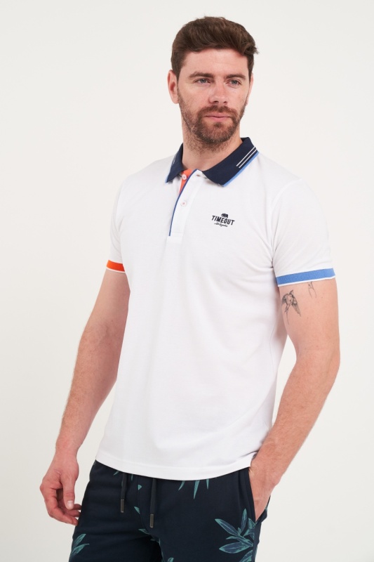 Timeout - Tricou barbat polo cu logo - Img 5