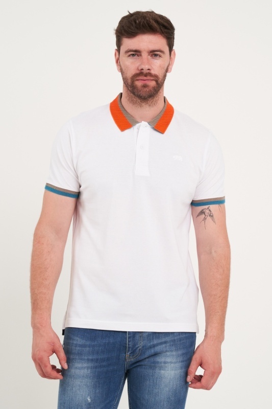 Timeout - Tricou barbat polo de culoare uniforma - Img 4
