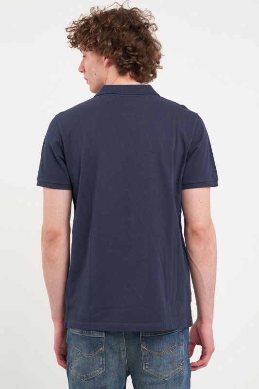 Timeout - Tricou barbat polo de culoare uniforma - Img 3
