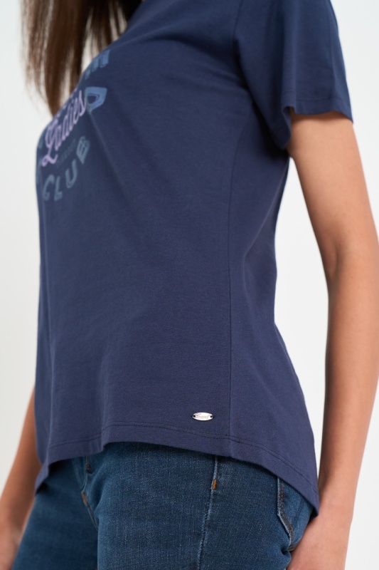 Timeout - Tricou dama cu logo si detalii grafice - Img 2