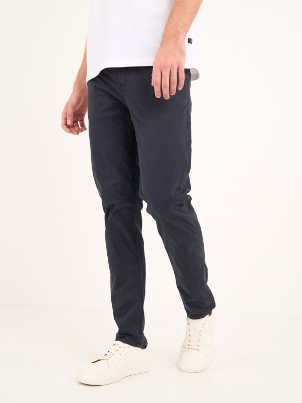 Kenvelo - Pantaloni lungi barbat de culoare uniforma - Img 7