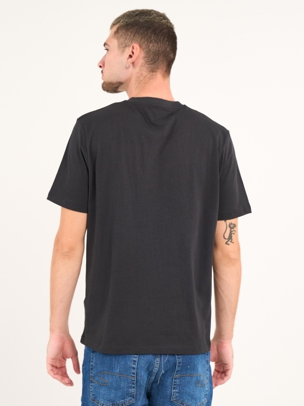 Kenvelo - Tricou barbat cu maneca scurta de culoare uniforma - Img 2