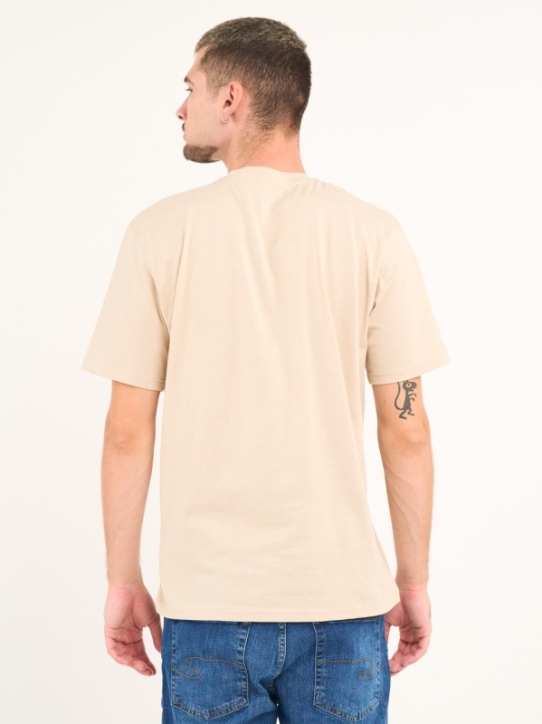 Kenvelo - Tricou barbat cu maneca scurta si imprimeu grafic text - Img 3
