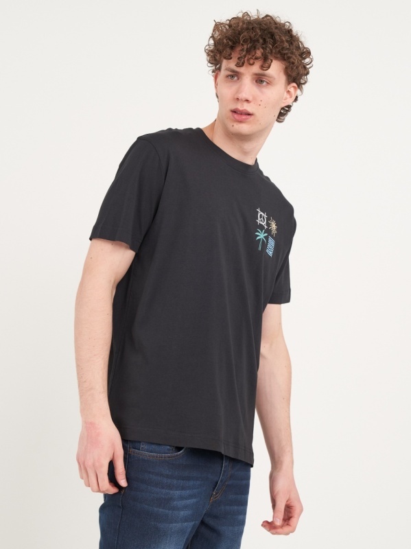 Kenvelo - Tricou barbat cu maneca scurta si imprimeu - Img 3