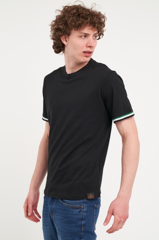 Kenvelo - Tricou barbat deculoare uniforma cu logo - Img 4