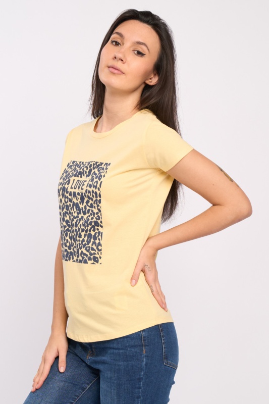 Kenvelo - Tricou maneca scurta de dama cu imprimeu text - Img 6