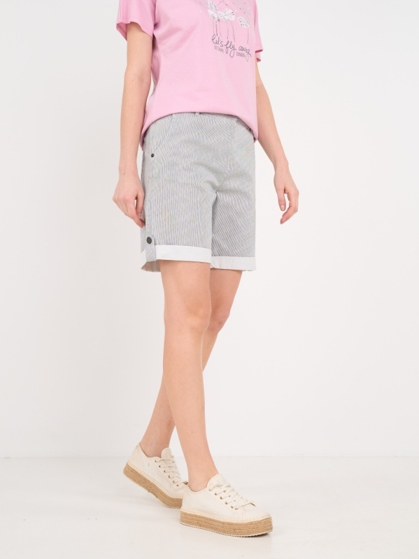 Lee Cooper - Bermude dama cu buzunare si detalii - Img 6