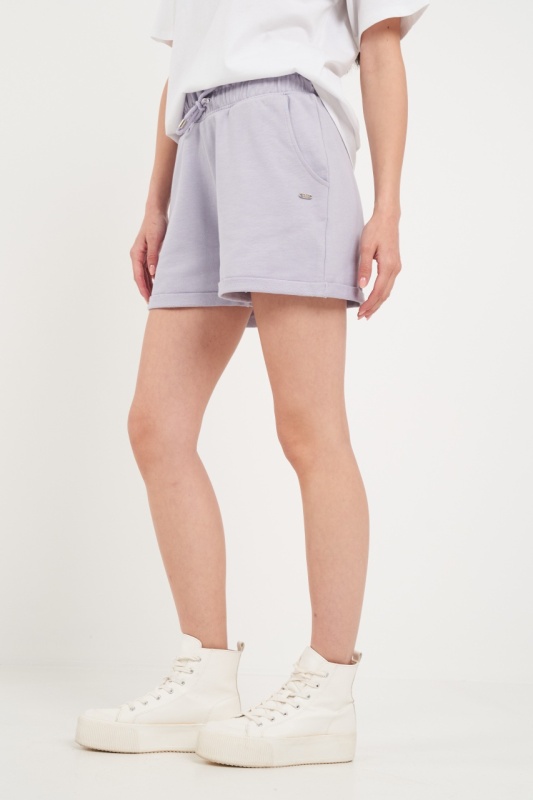 Lee Cooper - Bermude dama sport de culoare uniforma - Img 6