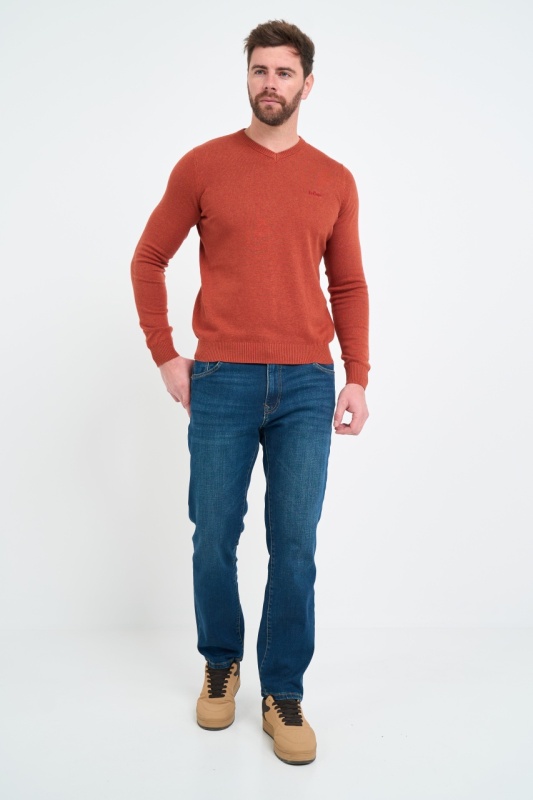 Lee Cooper - Blugi barbat regular fit cu aspect decolorat - Img 7