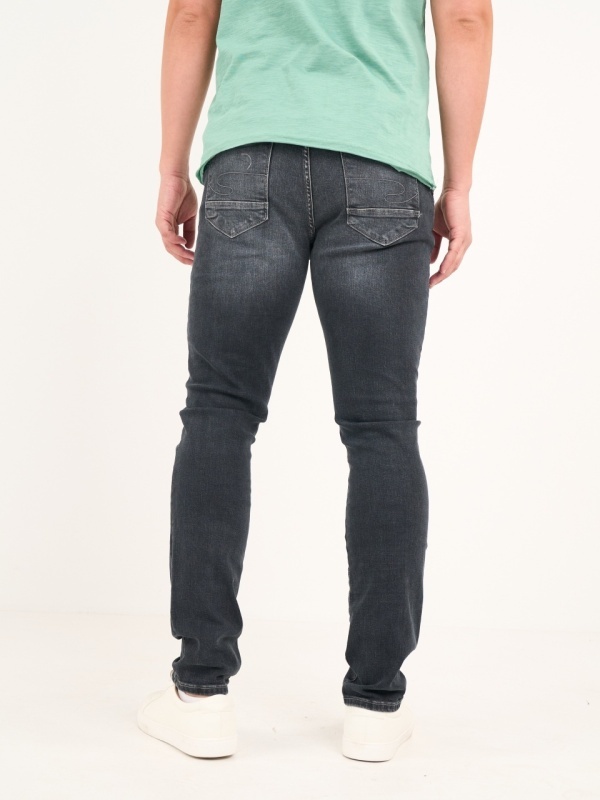 Lee Cooper - Blugi barbat slim cu aspect decolorat - Img 3