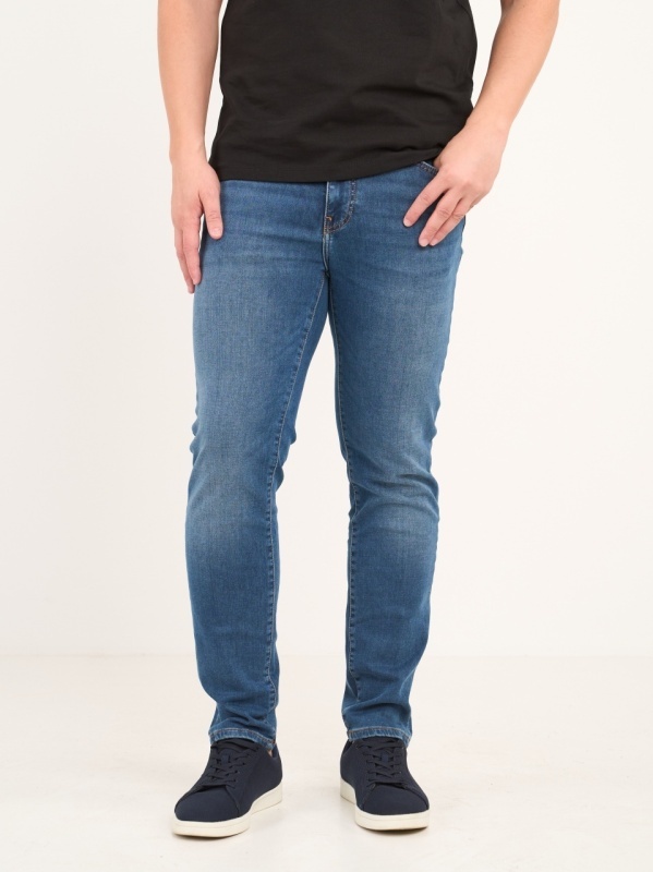 Lee Cooper - Blugi barbat slim cu aspect decolorat - Img 7