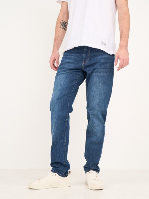 Lee Cooper - Blugi barbat slim cu aspect decolorat - Img 7