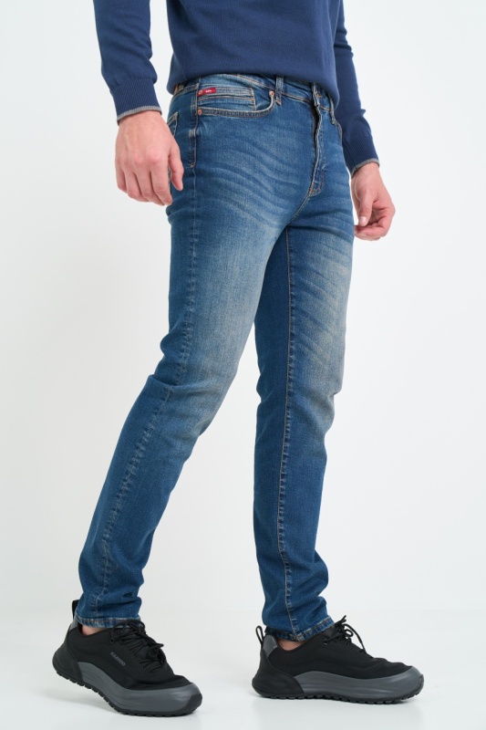 Lee Cooper - Blugi barbat slim cu aspect decolorat - Img 6