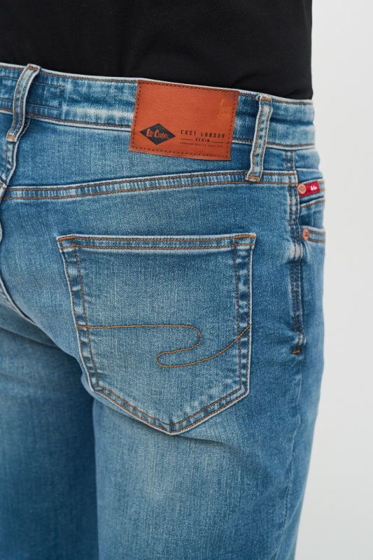 Lee Cooper - Blugi barbat slim cu aspect decolorat - Img 4