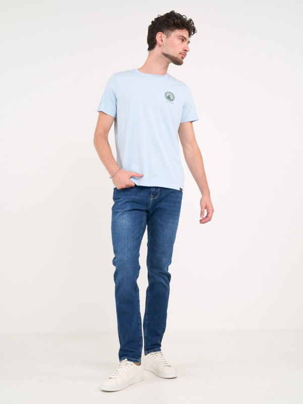 Lee Cooper - Blugi barbat slim cu aspect usor decolorat - Img 9