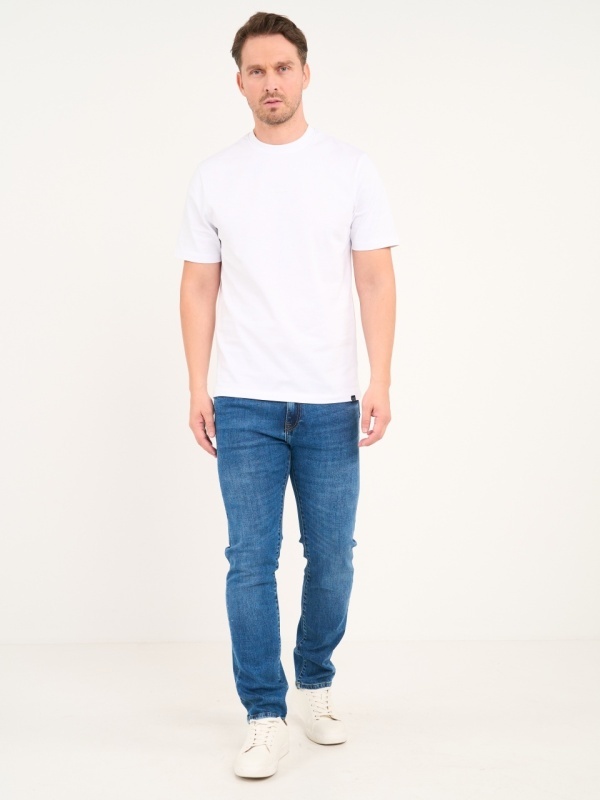 Lee Cooper - Blugi barbat straight cu aspect usor decolorat - Img 9