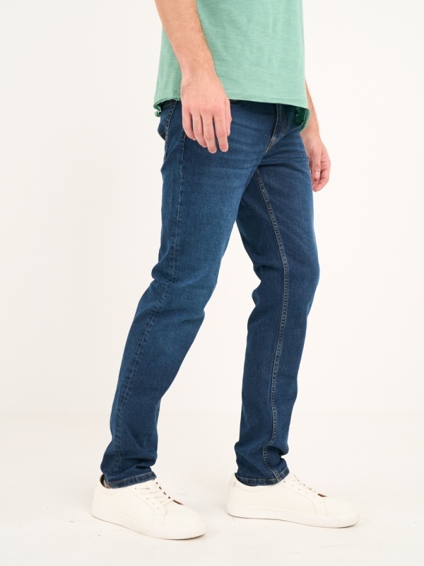 Lee Cooper - Blugi barbat straight de culoare inchisa - Img 9