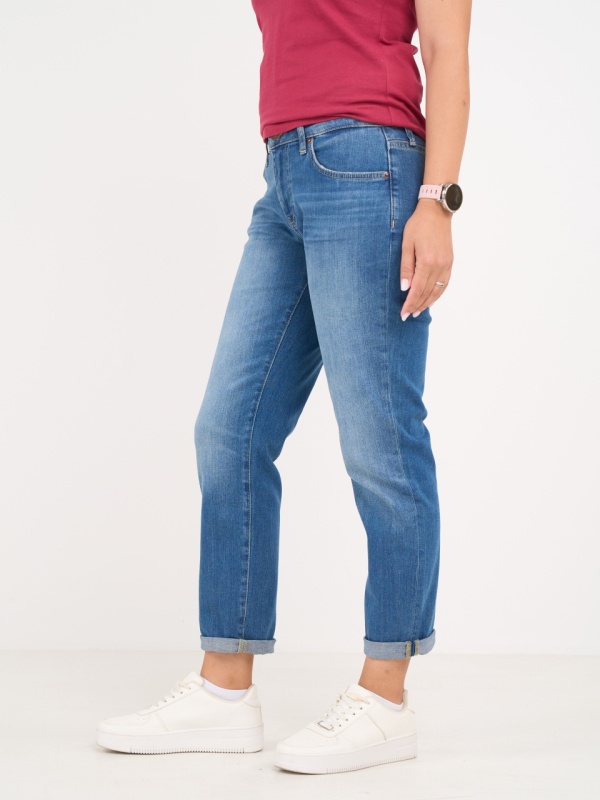 Lee Cooper - Blugi dama boyfriend cu aspect decolorat - Img 5