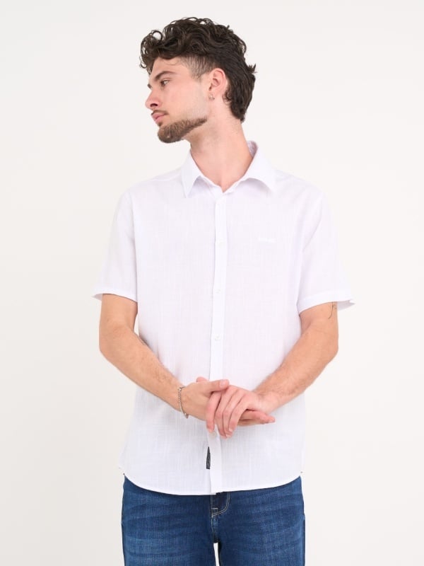 Lee Cooper - Camasa barbat cu maneca scurta regular de culoare uniforma - Img 6