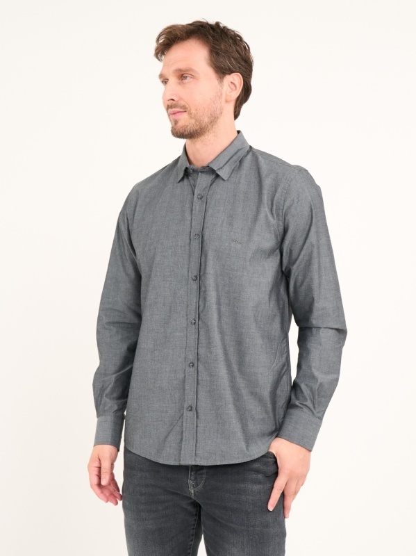 Lee Cooper - Camasa barbat maneca lunga de culoare uniforma - Img 6
