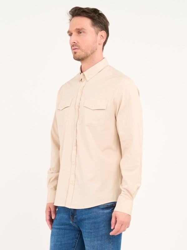Lee Cooper - Camasa barbat maneca lunga de culoare uniforma - Img 5