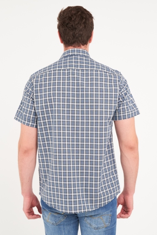 Lee Cooper - Camasa barbat maneca scurta cu model in carouri - Img 4