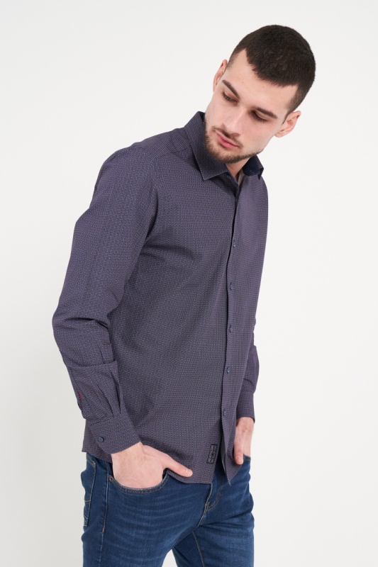 Lee Cooper - Camasa barbat regular cu model - Img 5