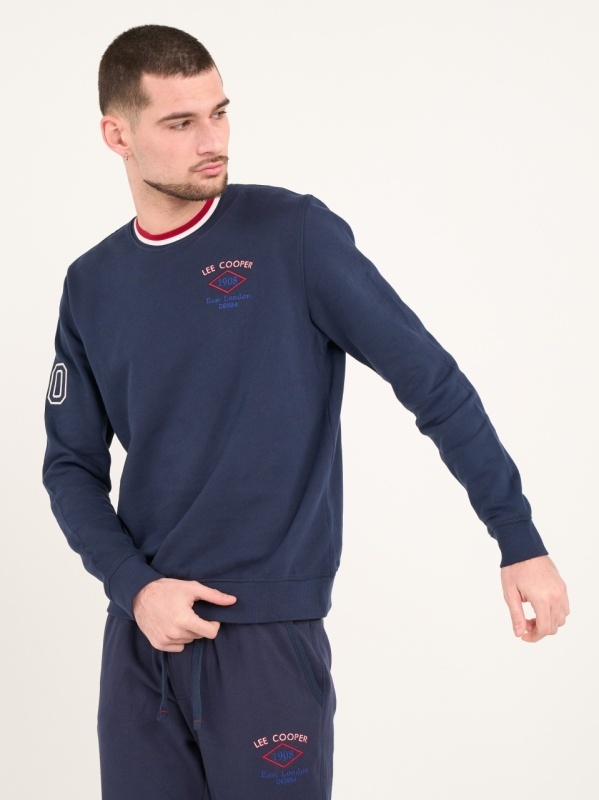 Lee Cooper - Hanorac barbat cu logo si detalii - Img 6